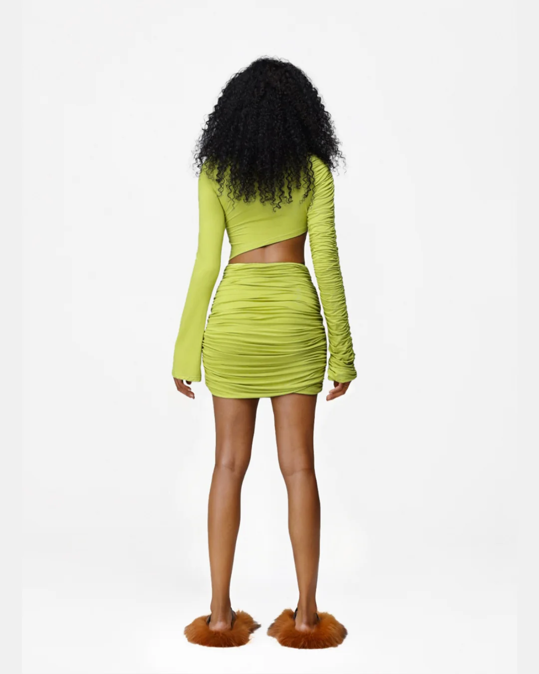 Camille Ruched Mini Skirt - Image 3